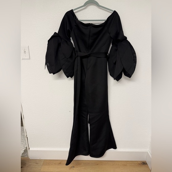 Faeriesty puffer sleeve wide leg dress jumpsuit large NWOT - Picture 8 of 13
